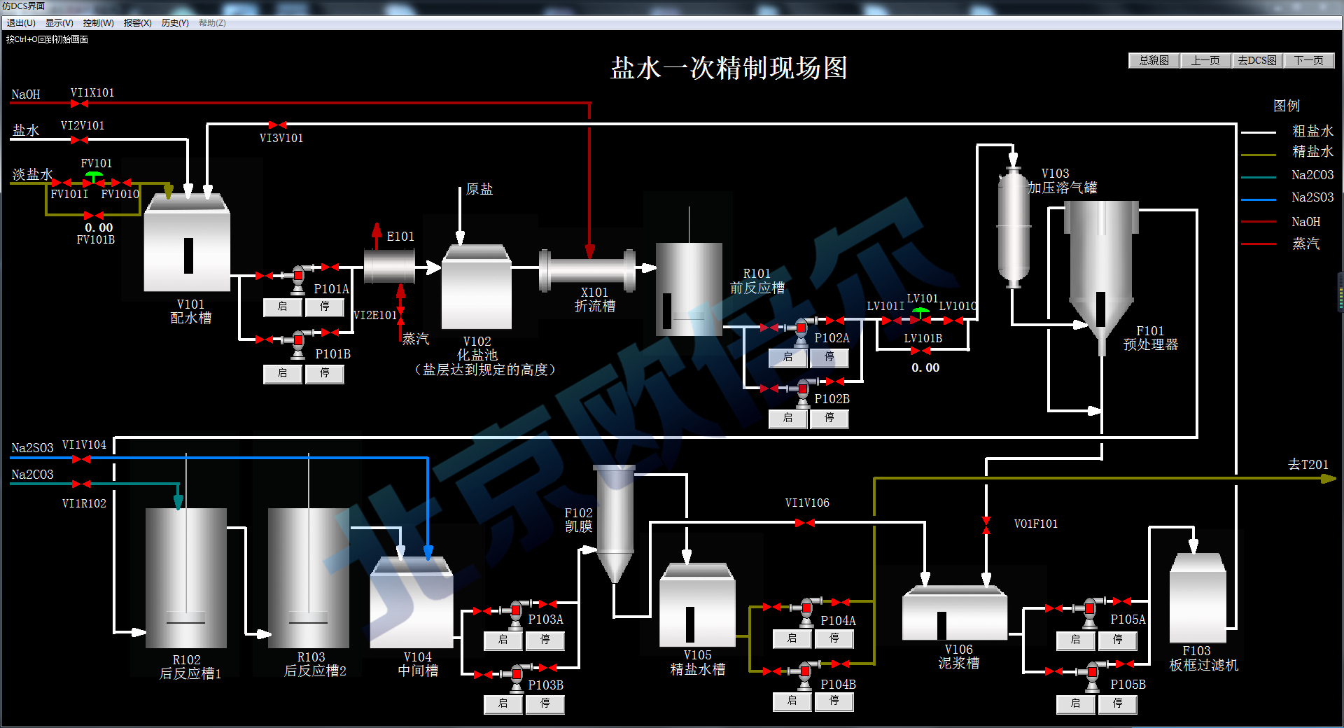 氯碱3D认知生产实习虚拟仿真软件