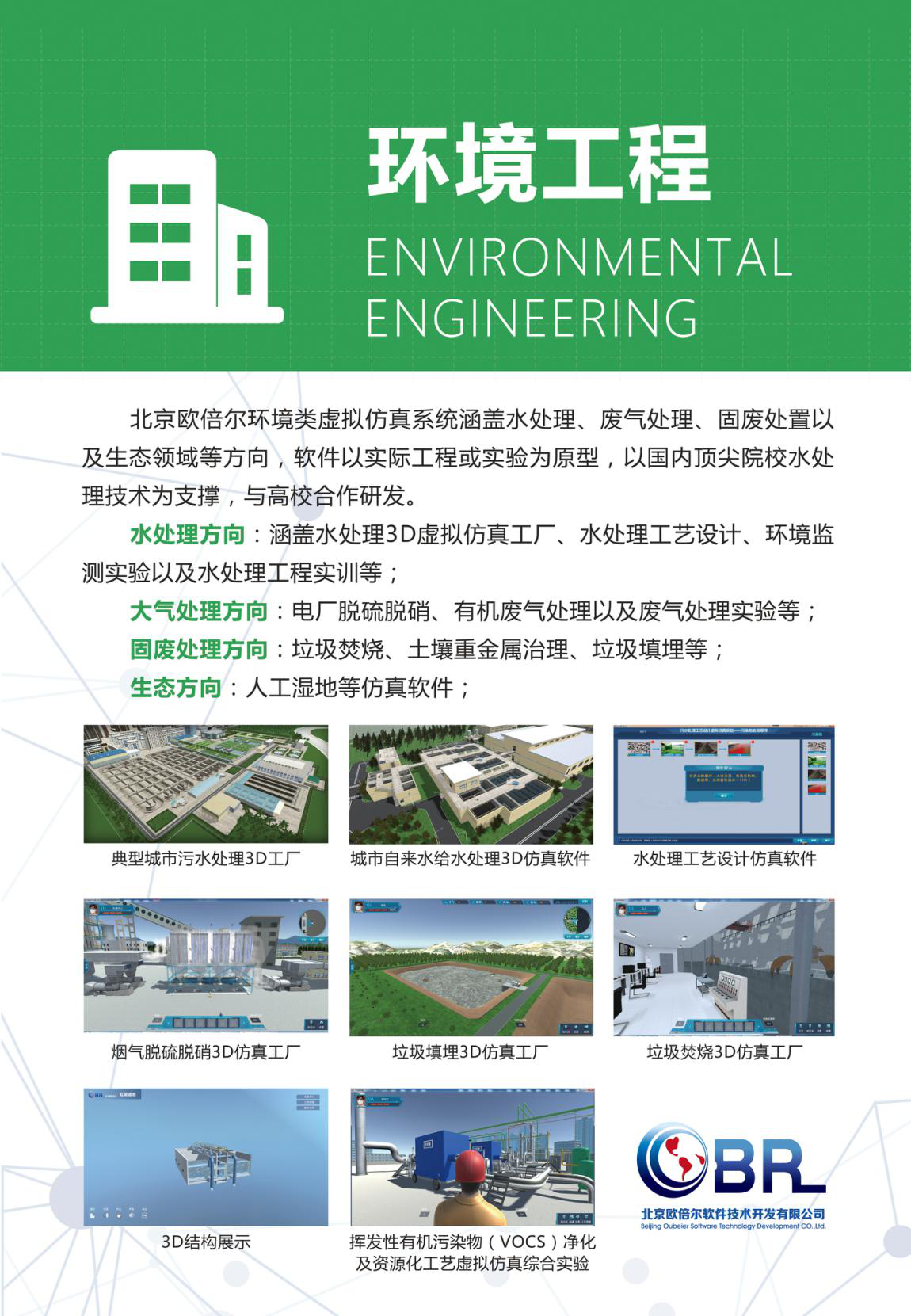 生物接触氧化工艺虚拟仿真软件